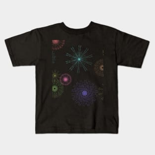 Holiday celebration - Vintage Fireworks Kids T-Shirt